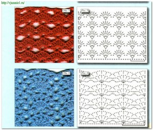 О вязании 244-300x256 Узоры с вертикальным расположением полос