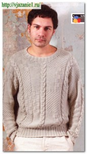 О вязании 2012-10-11_013933-171x300 Стильный свитер Для мужчин Новости Спицы
